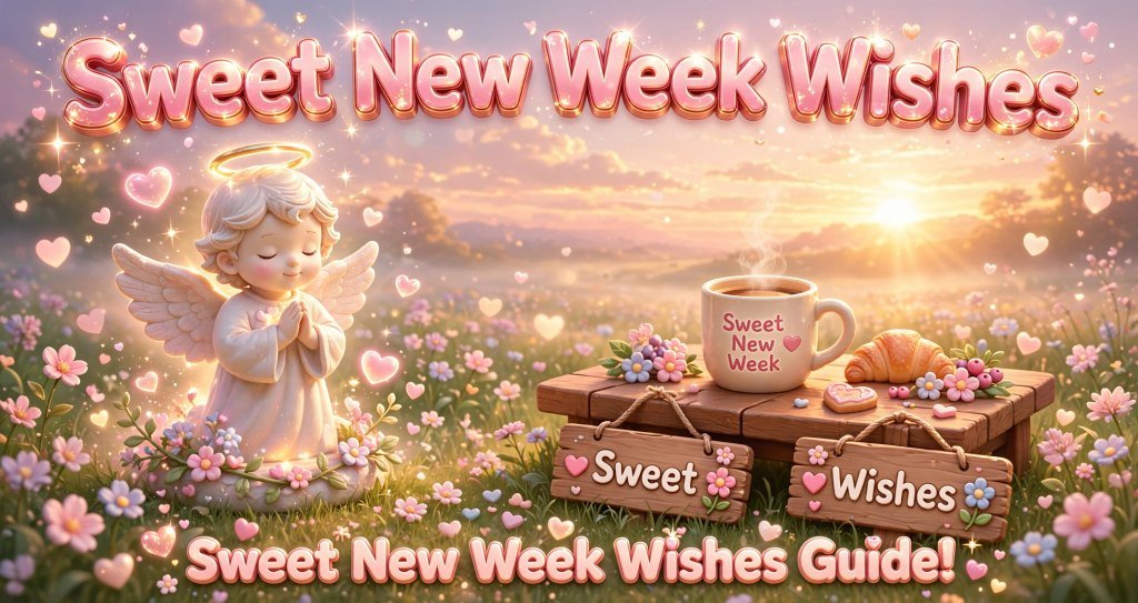 Sweet New Week Wishes