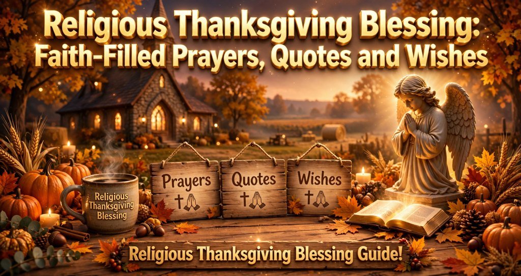 Religious Thanksgiving Blessing: Faith-Filled Prayers, Quotes and Wishes