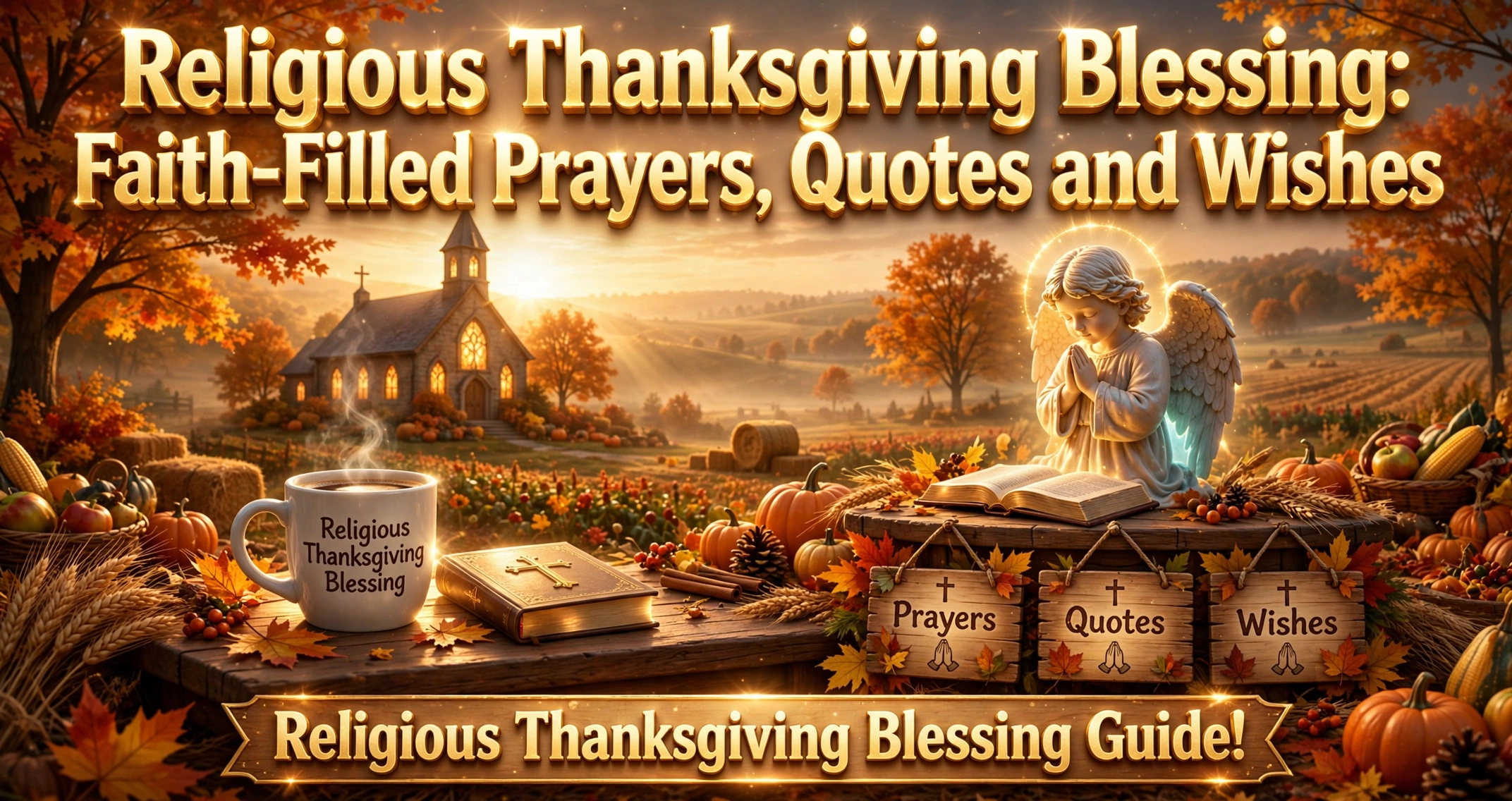 Religious Thanksgiving Blessing: Faith-Filled Prayers, Quotes and Wishes