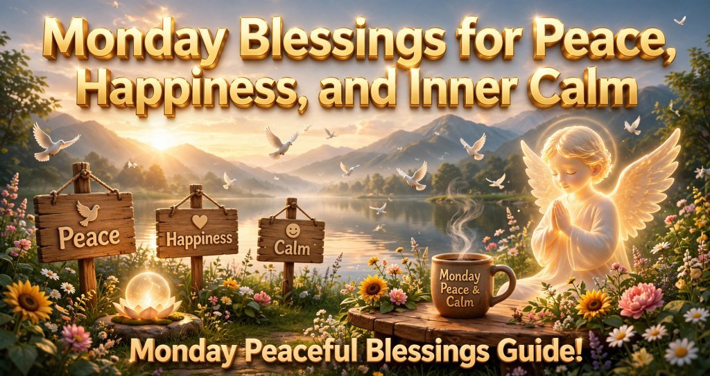 Inspirational Monday Blessings for Hope, Joy, and Positivity