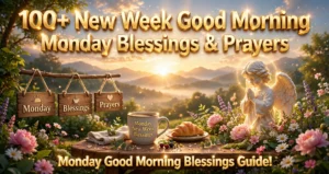 100+ New Week Good Morning Monday Blessings & Prayers