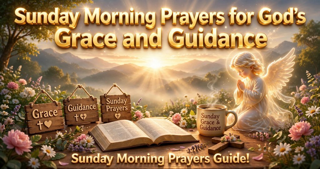 Sunday Morning Prayers for God’s Grace and Guidance