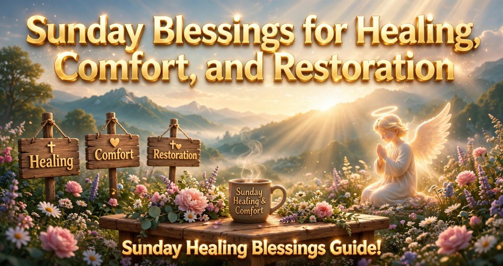 Sunday Blessings for Healing, Comfort, and Restoration