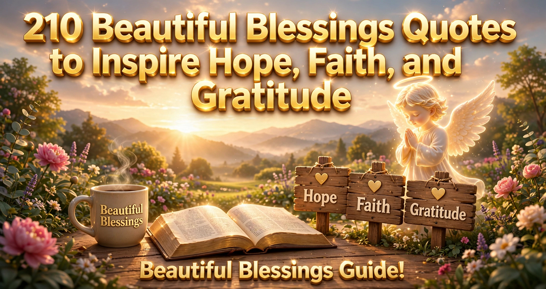210 Beautiful Blessings Quotes to Inspire Hope, Faith, and Gratitude