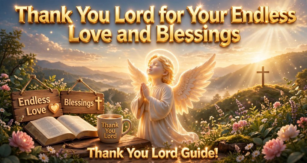Thank You Lord for Your Endless Love and Blessings