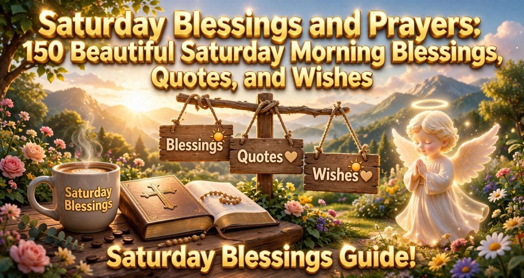 Saturday Blessings and Prayers: 150 Beautiful Saturday Morning Blessings, Quotes, and Wishes