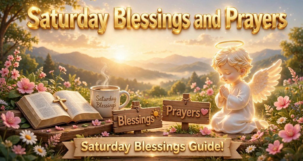  Saturday Blessings and Prayers:  