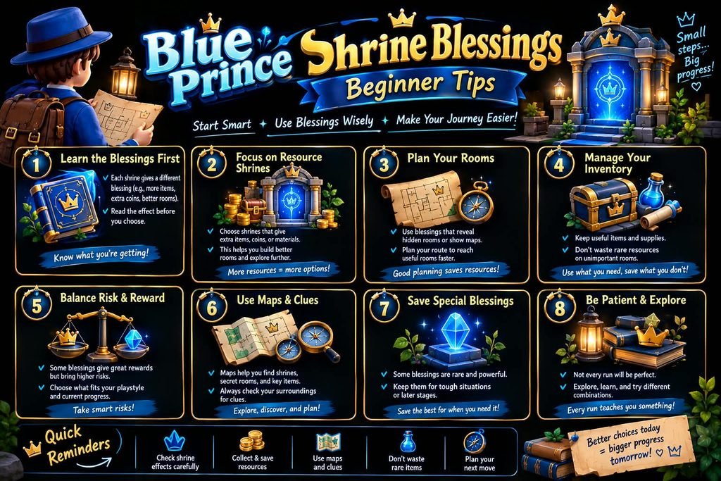Blue Prince Shrine Blessings: Beginner Tips