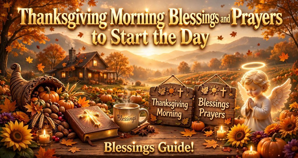 Thanksgiving Morning Blessings and Prayers to Start the Day