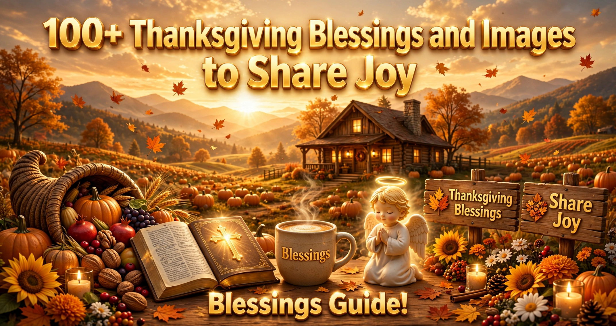 100+ Thanksgiving Blessings and Images to Share Joy