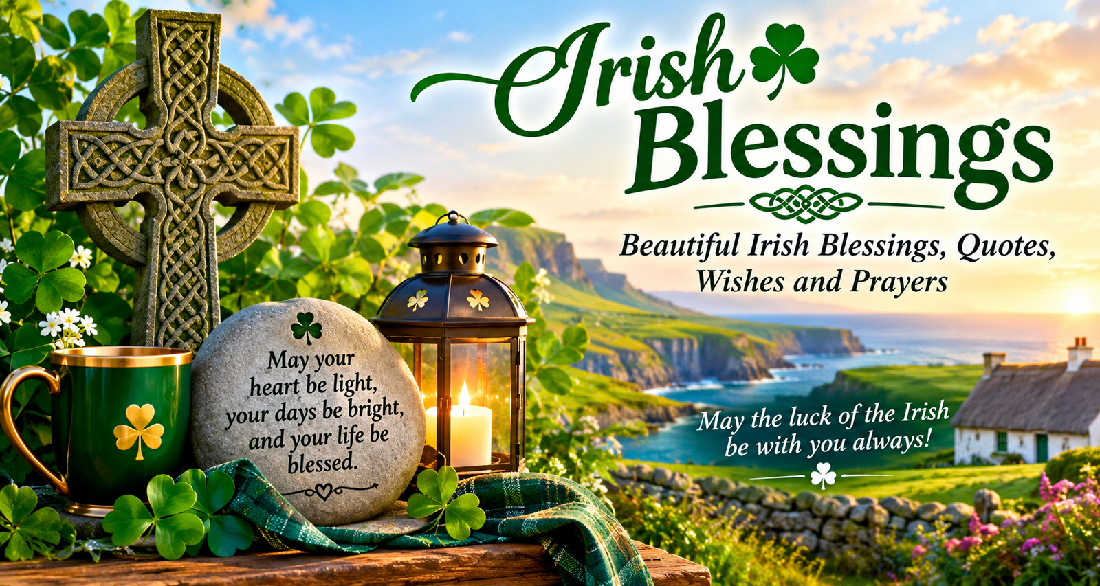 Irish Blessings: Beautiful Irish Blessings, Quotes, Wishes and Prayers
